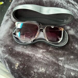 Elegant Black and Silver Sunglasses